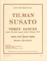 THREE DANCES BRASS QUARTET cover
